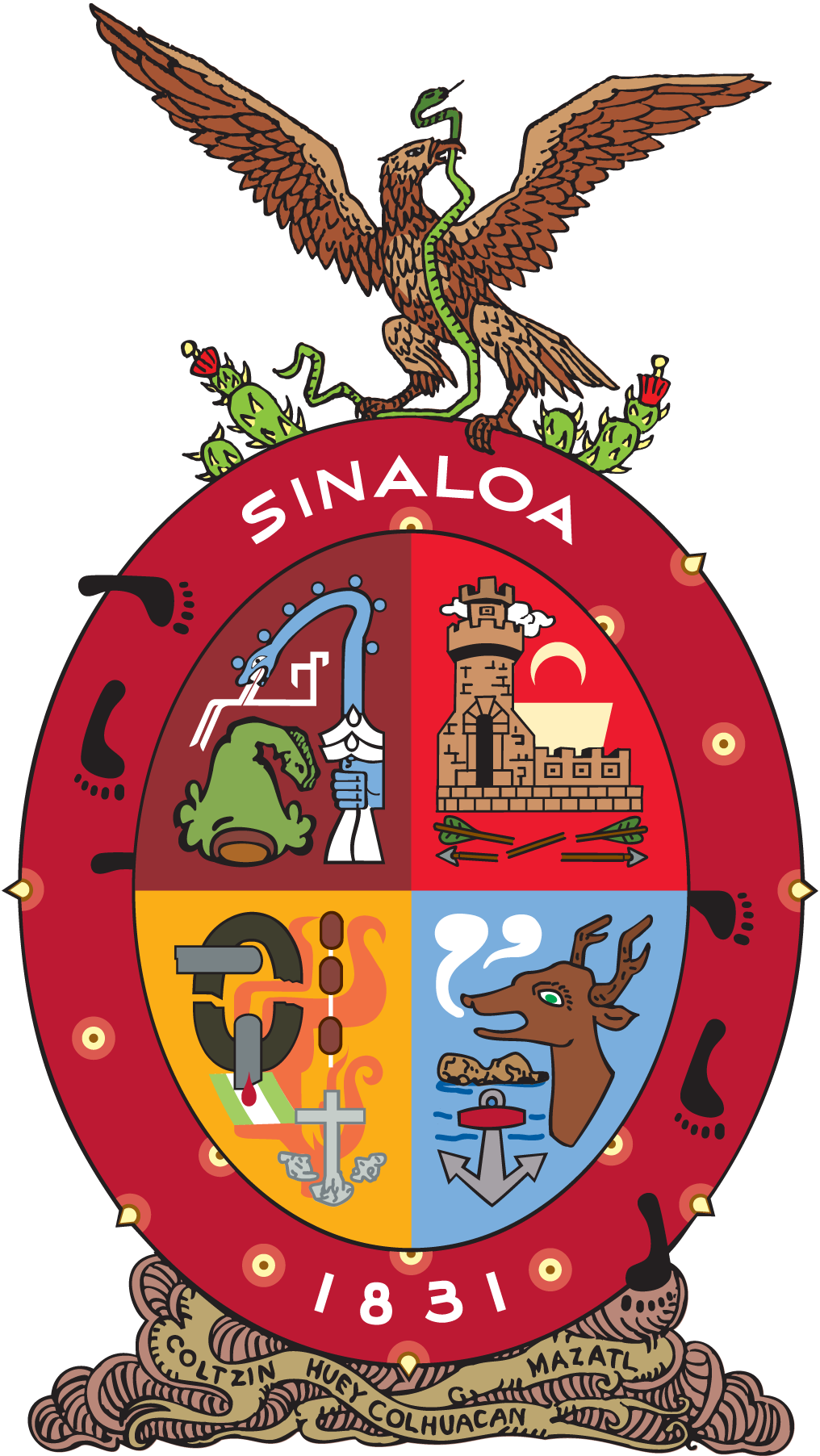 Escudo-De-Sinaloa-Logo-Vector