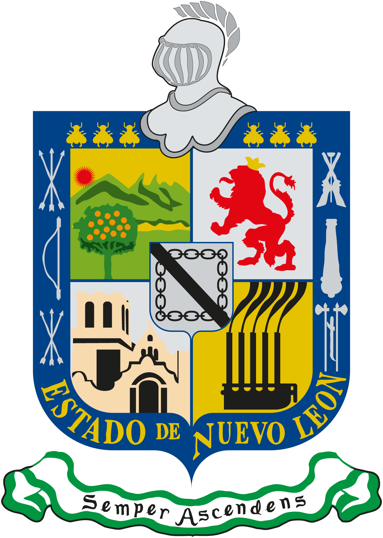 Escudo-Del-Estado-De-Nuevo-Leon-Logo-Vector