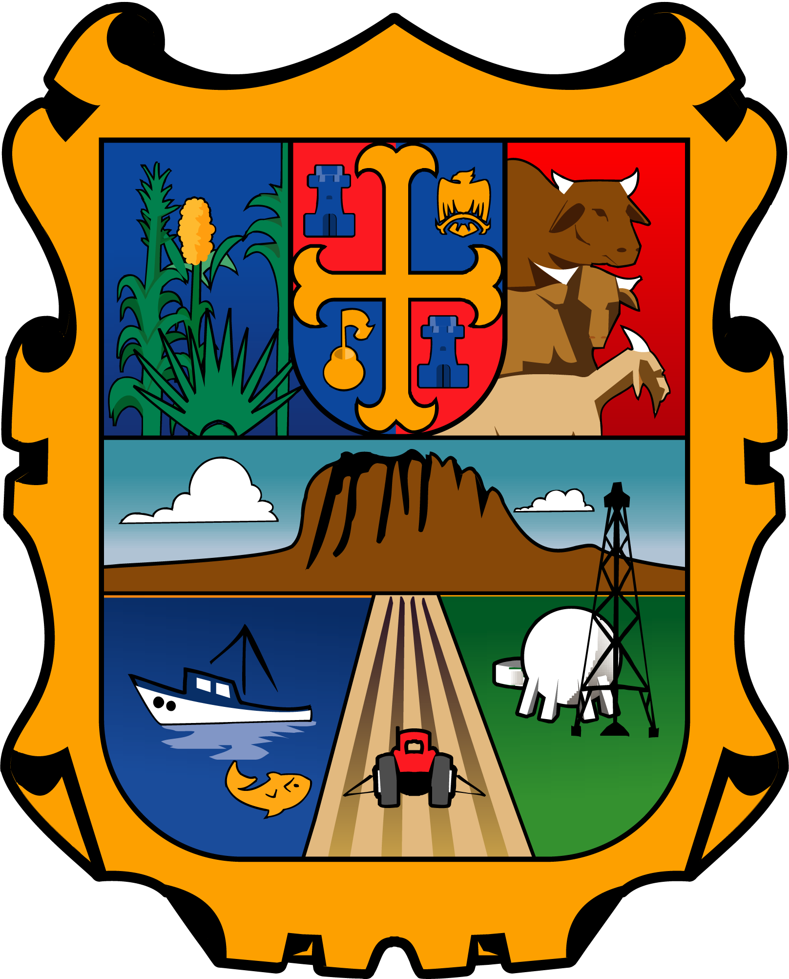 Escudo-de-Tamaulipas-Logo-Vector