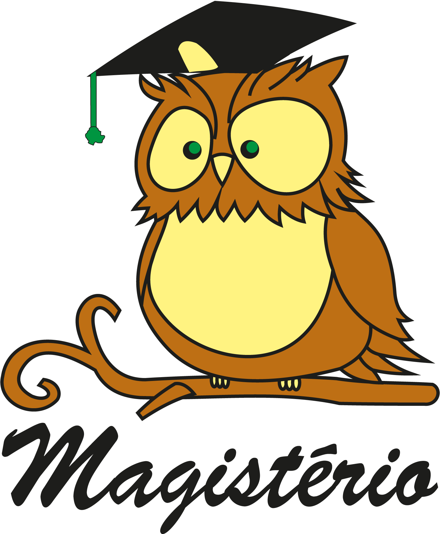 coruja-magisterio-Logo-Vector