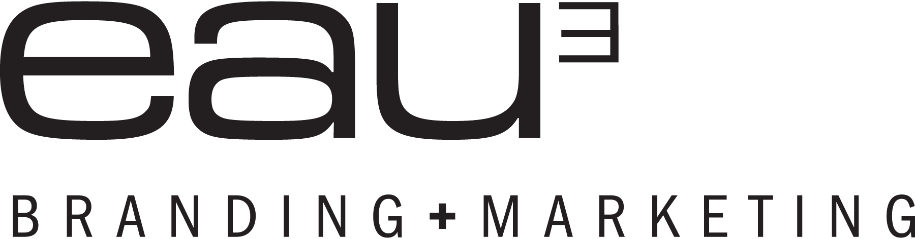 eau³--Branding-+-Marketing-Logo-Vector