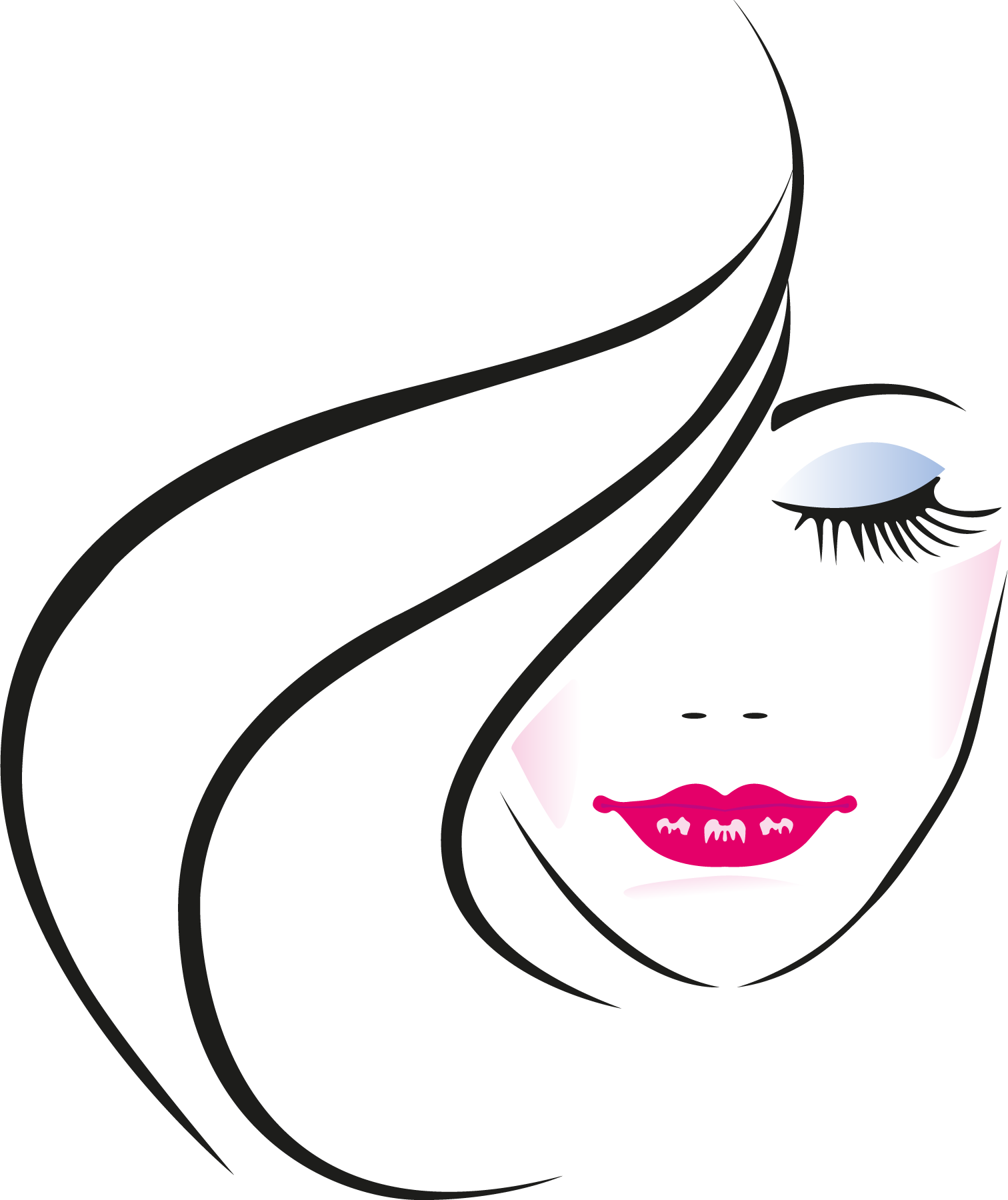 Face-of-Pretty-Woman-Logo-Vector