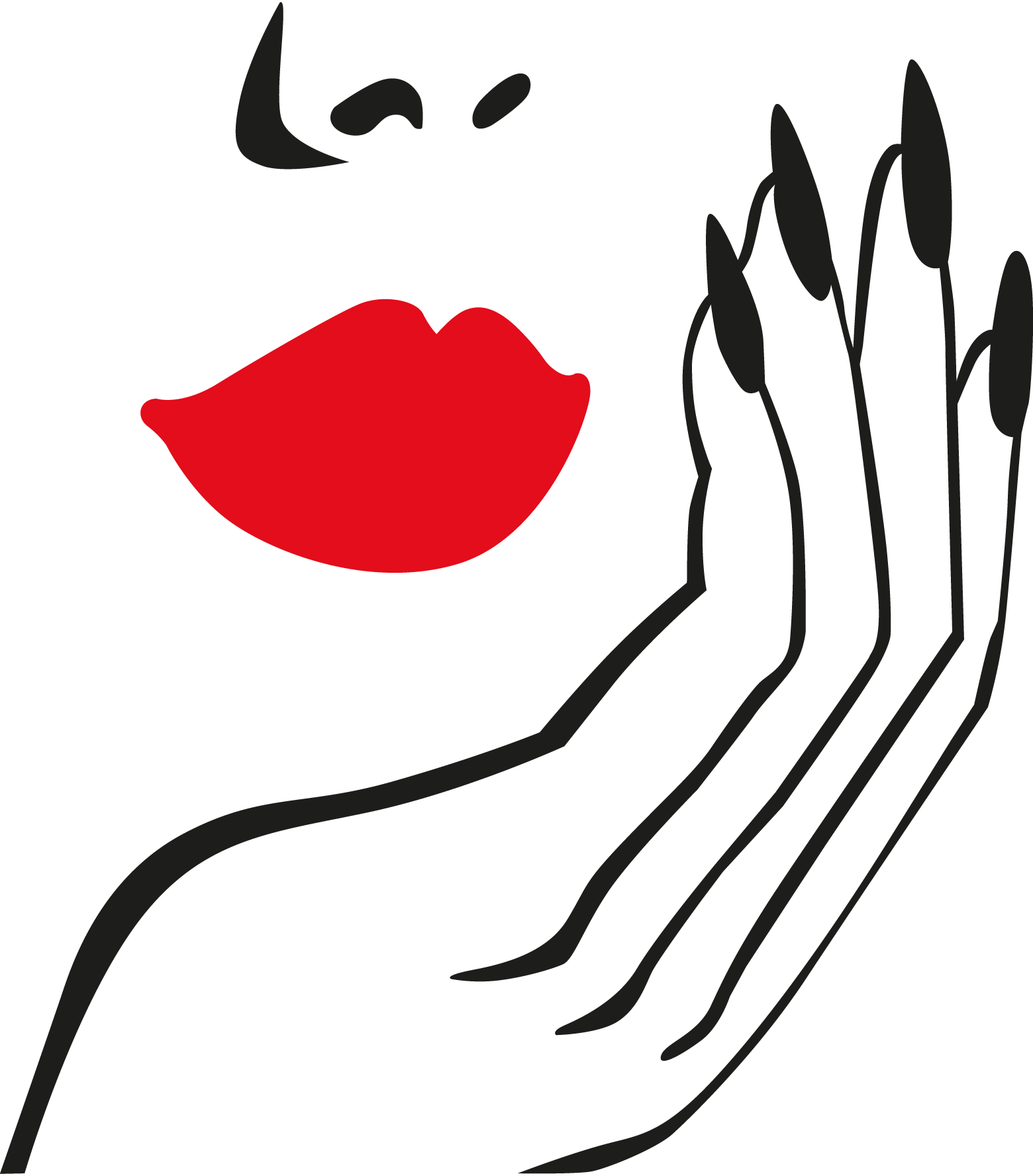 Face-with-nails-Logo-Vector