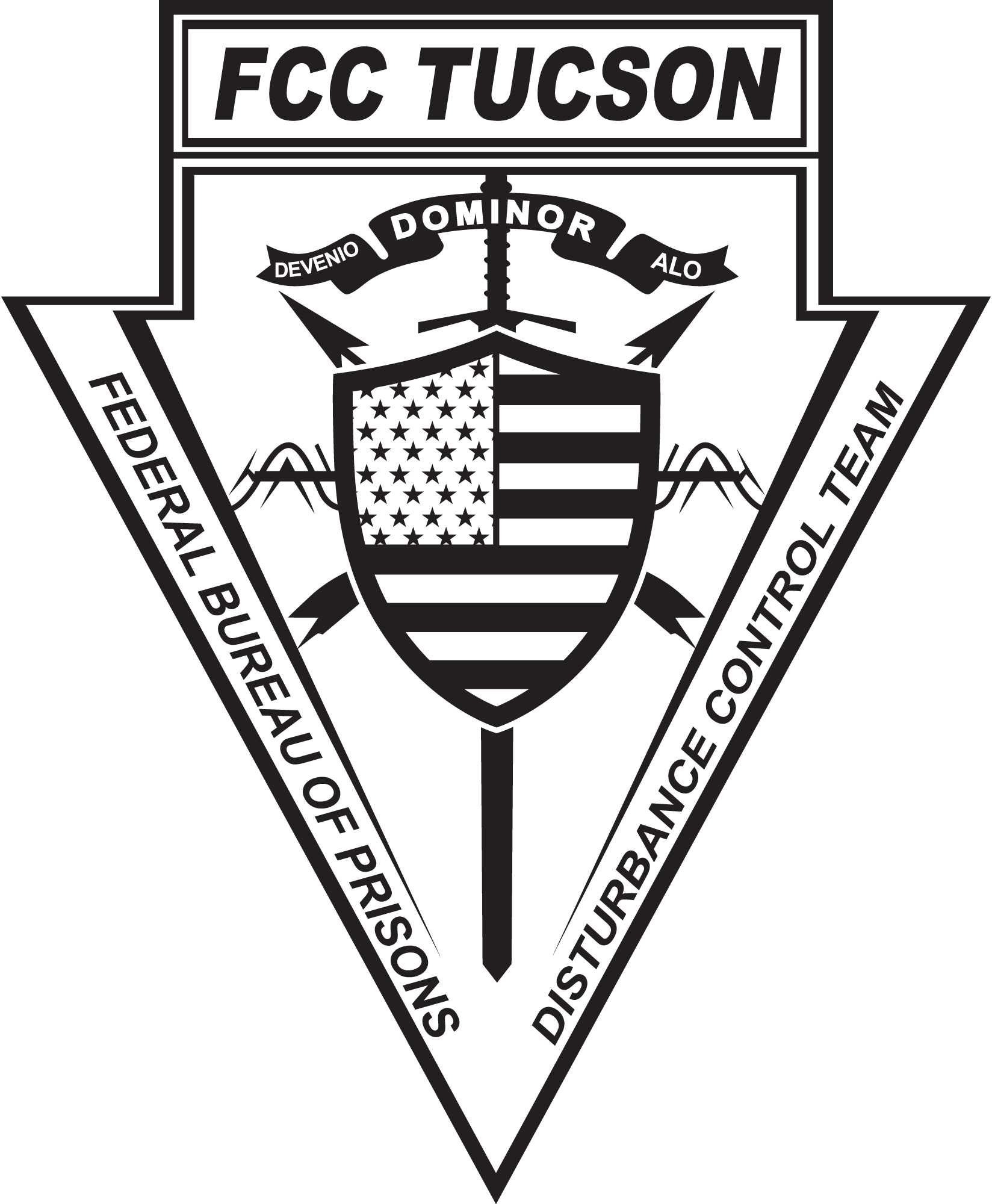 Federal-Correctional-Complex-Tucson-Disturbance-Control-Team-Logo-Vector