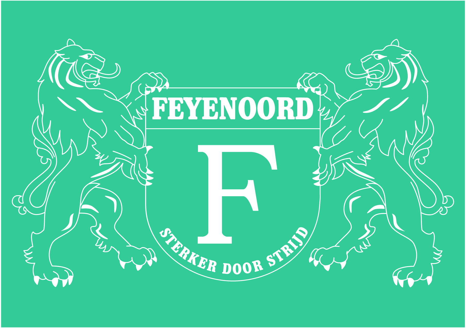 Feyenoord-Rotterdam-wapen-Logo-Vector