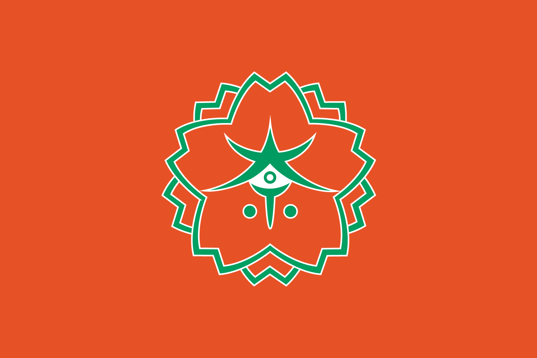 Flag-of-Nara,-Nara-Logo-Vector