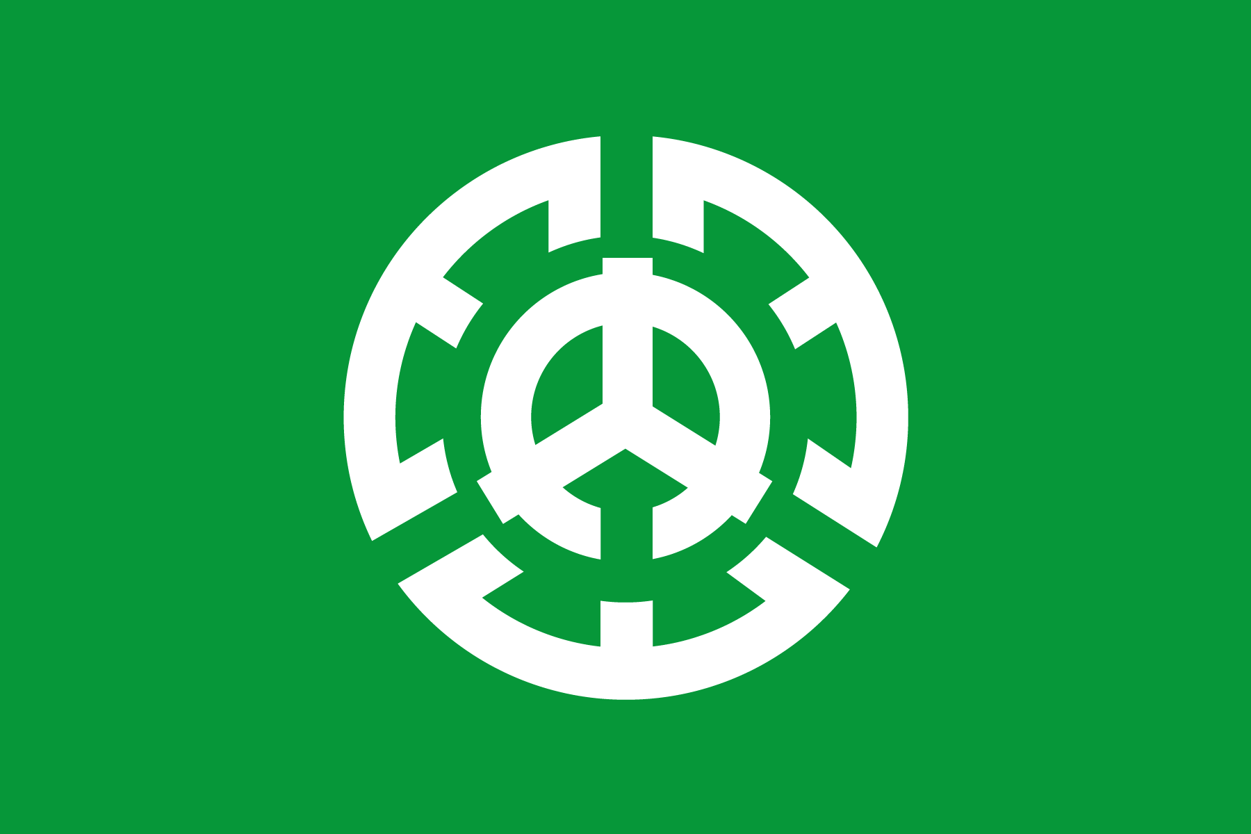 Flag-of-Yamanouchi,-Nagano-Logo-Vector