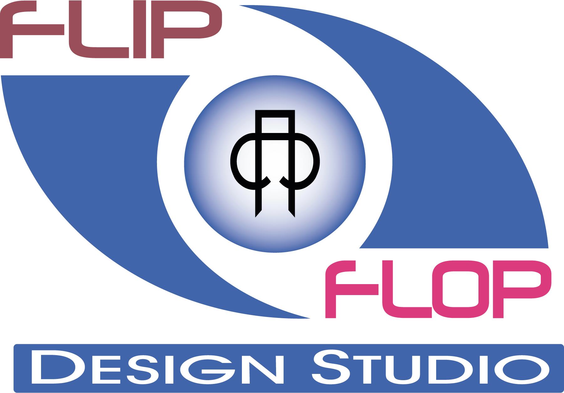 Flip-Flop-Design-Studio-Logo-Vector