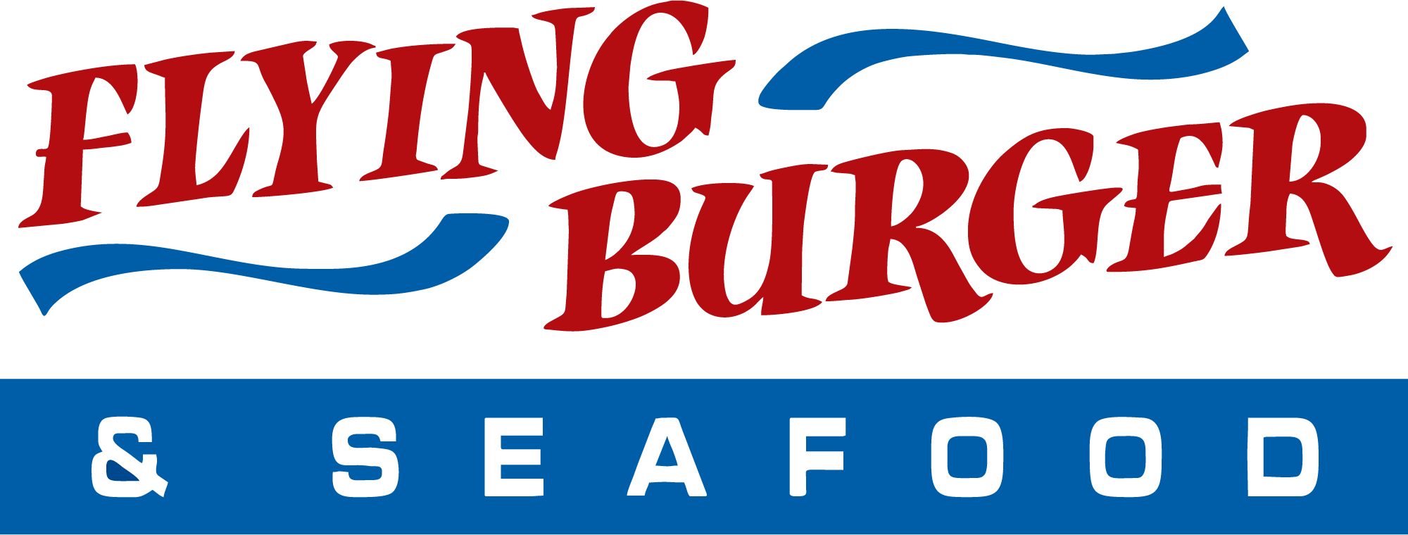 Flying-Burger-&-Seafood-Logo-Vector