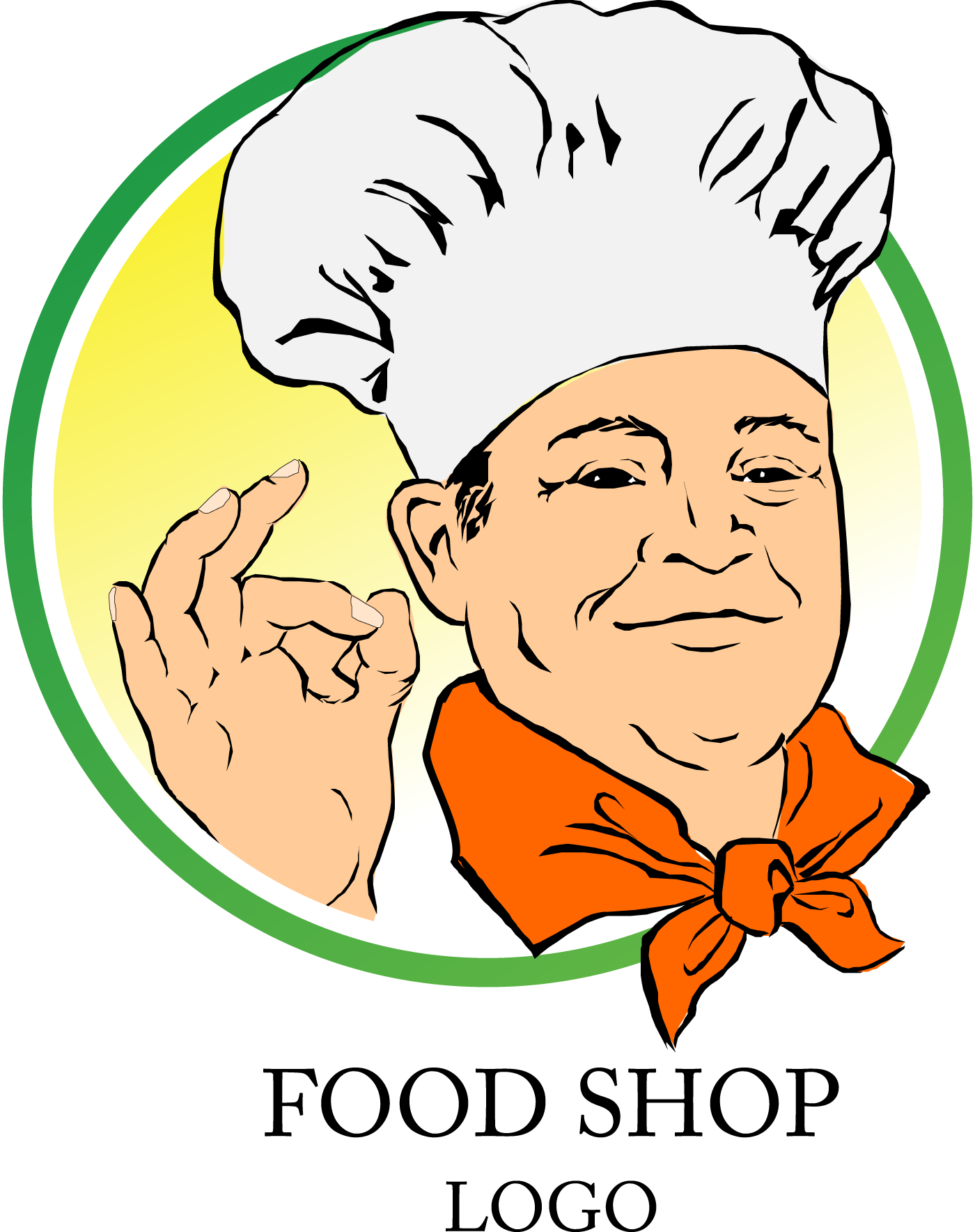 Food-Hotel-Restaurant-Cheif-Logo-Vector