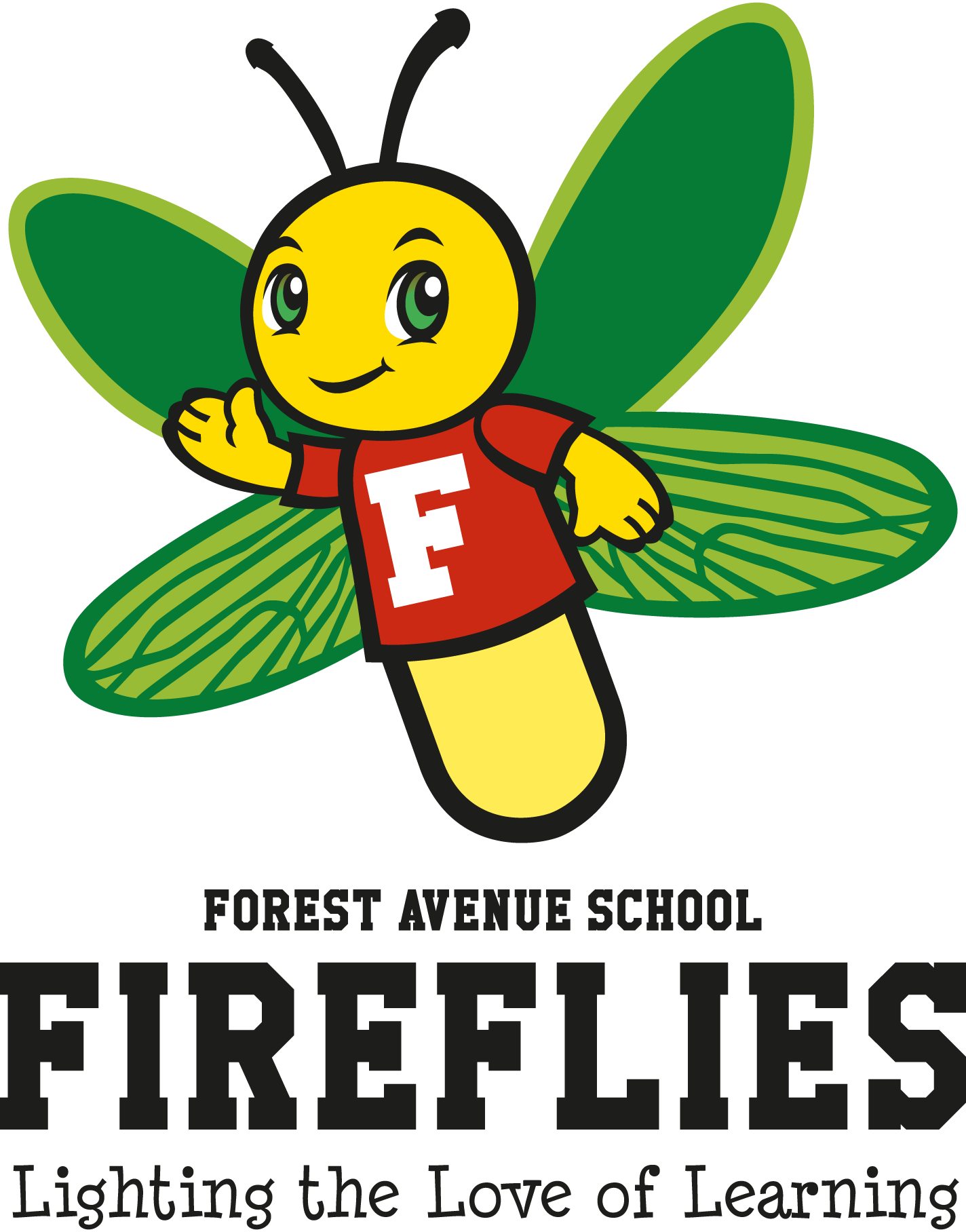 Forest-Avenue-School-Firefly-Mascot-Logo-Vector