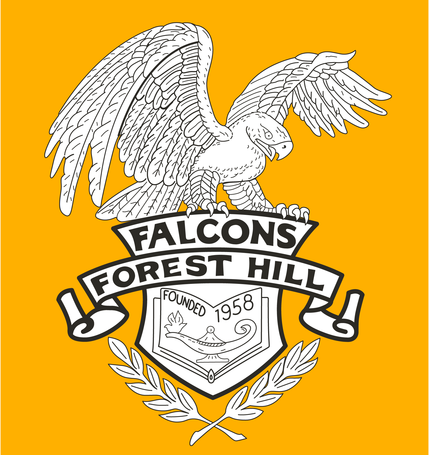 Forest-Hill-Falcons-Logo-Vector
