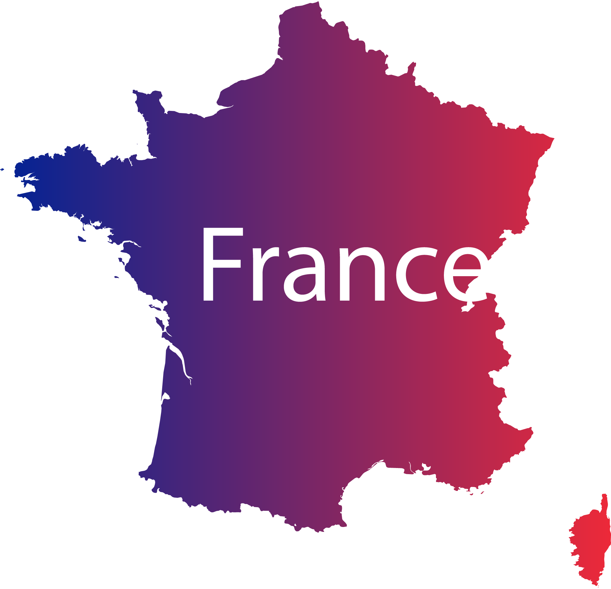 France-Map-Vector