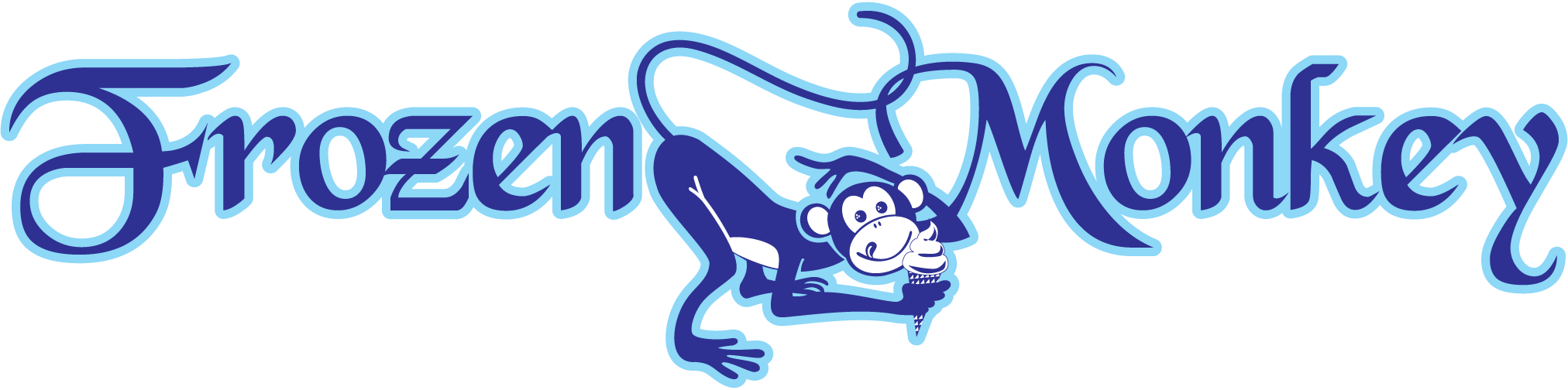 Frozen-monkey-Logo-Vector