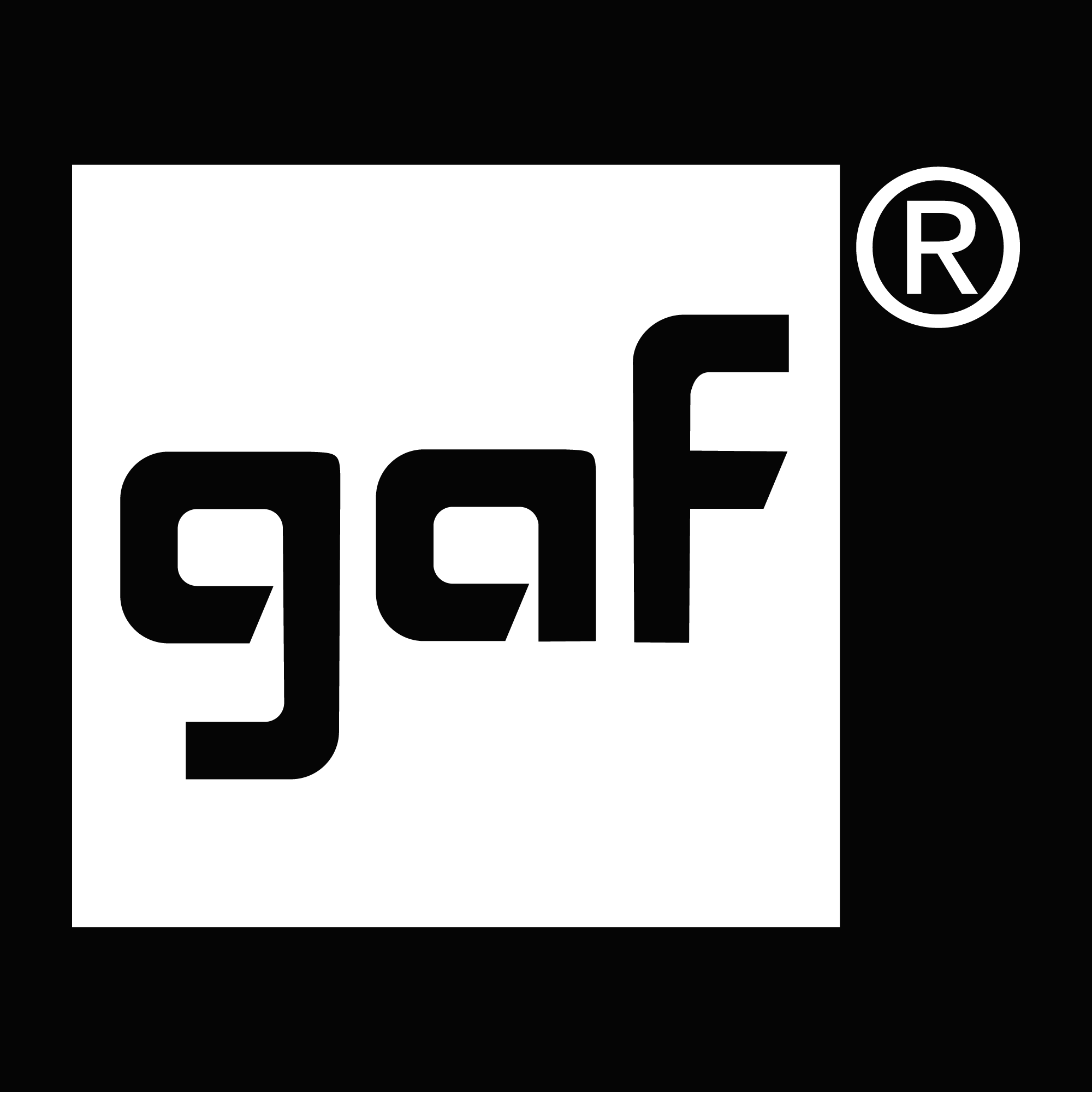 GAF-white-Logo-Vector