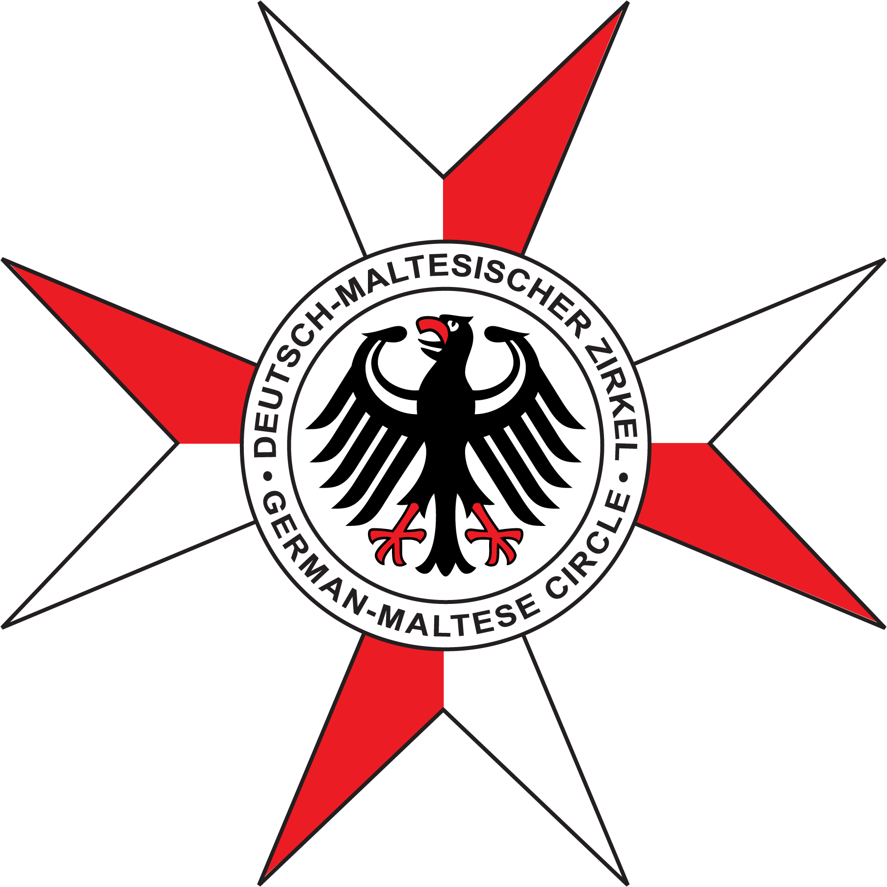German-Maltese-Circle-Logo-Vector