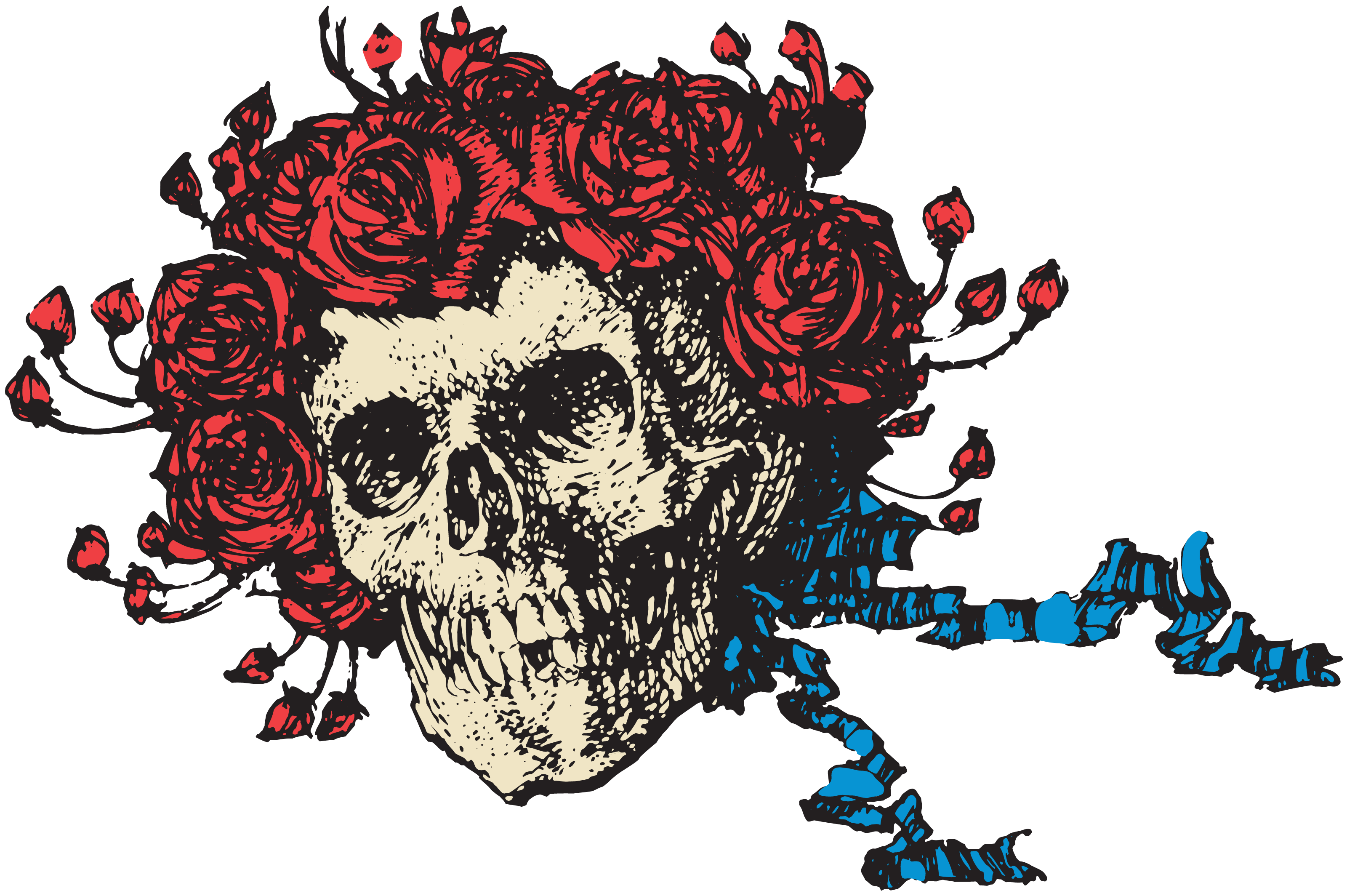 Grateful-Dead-Skull-&-Rose-Logo-Vector