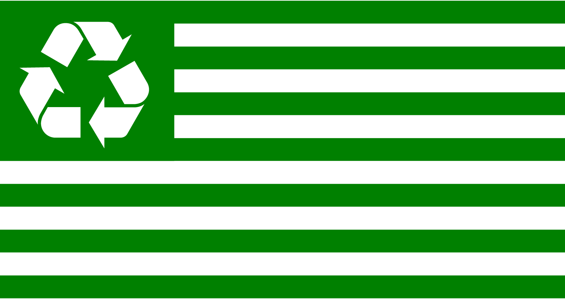 Green-Recycle-Flag-Logo-Vector