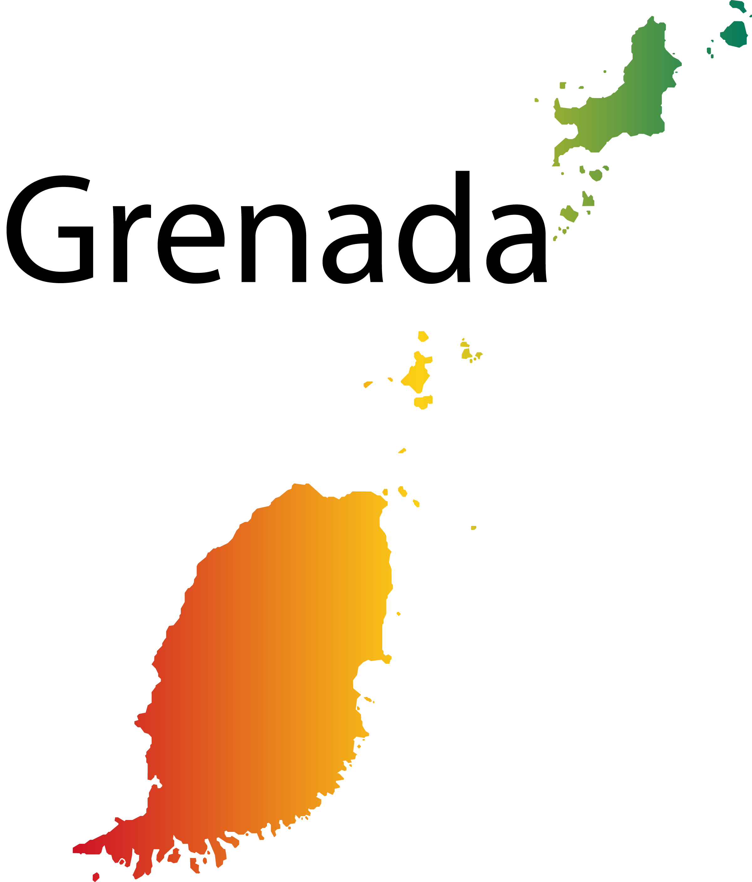 Grenada-Map-Vector