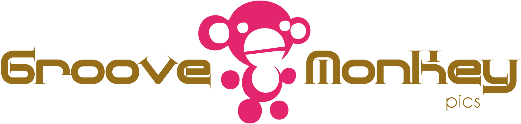Groove-Monkey-Pics-Logo-Vector