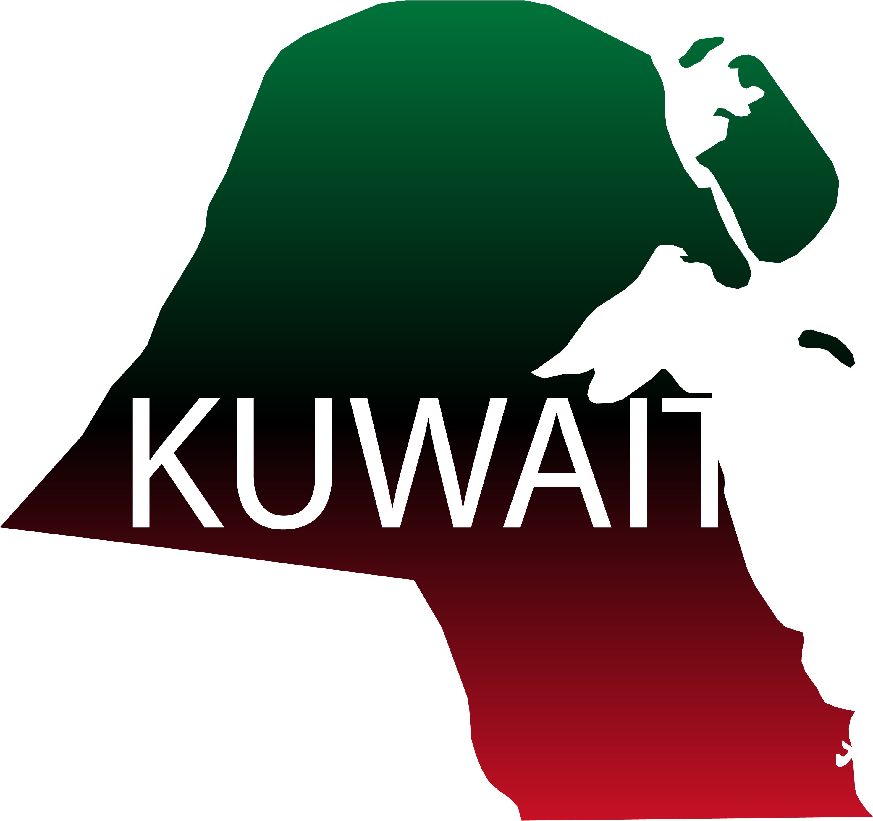 KUWAIT-Map-Vector