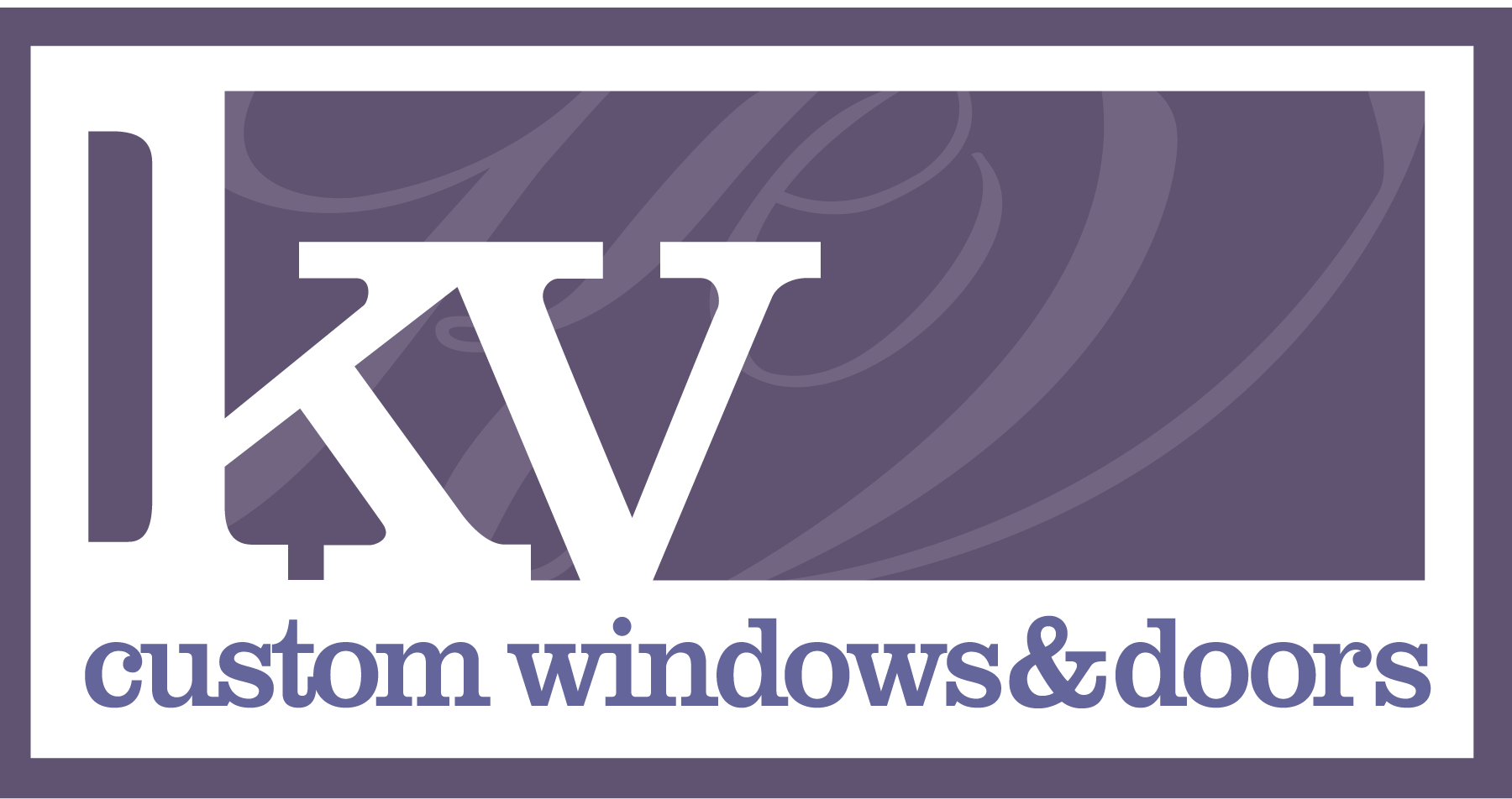 KV-Custom-Windows-and-Doors-Logo-Vector