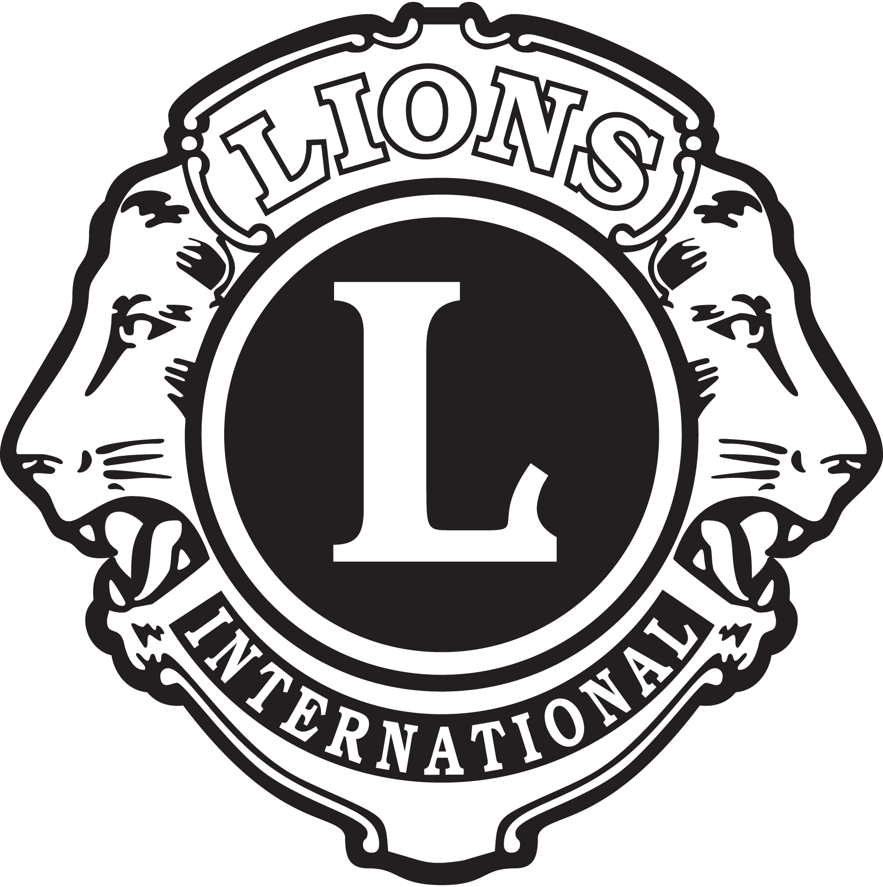 Lions-International-Black-Logo-Vector