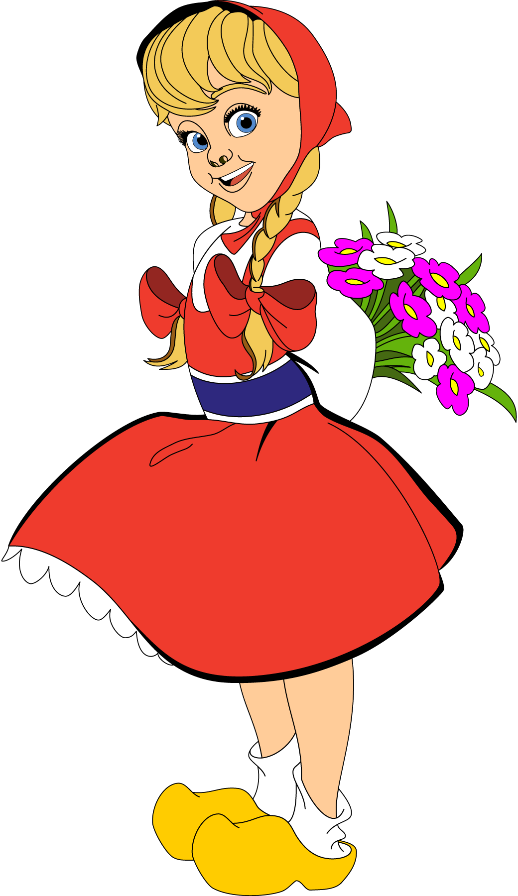 Little-Red-Riding-Hood-Logo-Vector