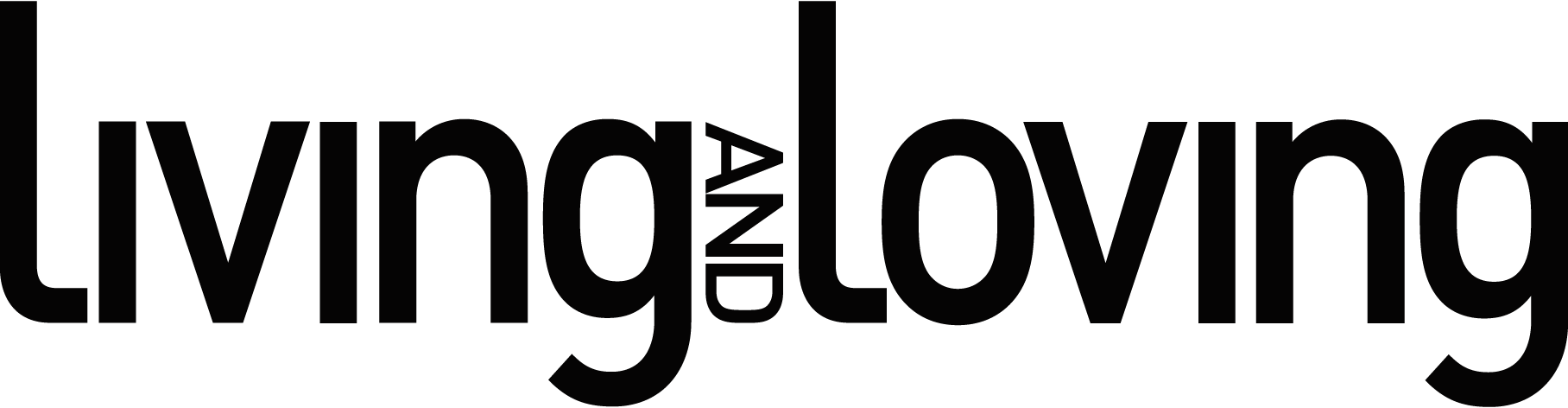 Living-&-Loving-black-Logo-Vector