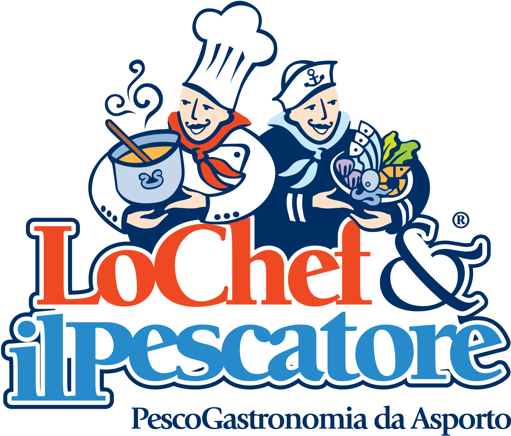 Lo-Chef-e-il-Pescatore-Logo-Vector