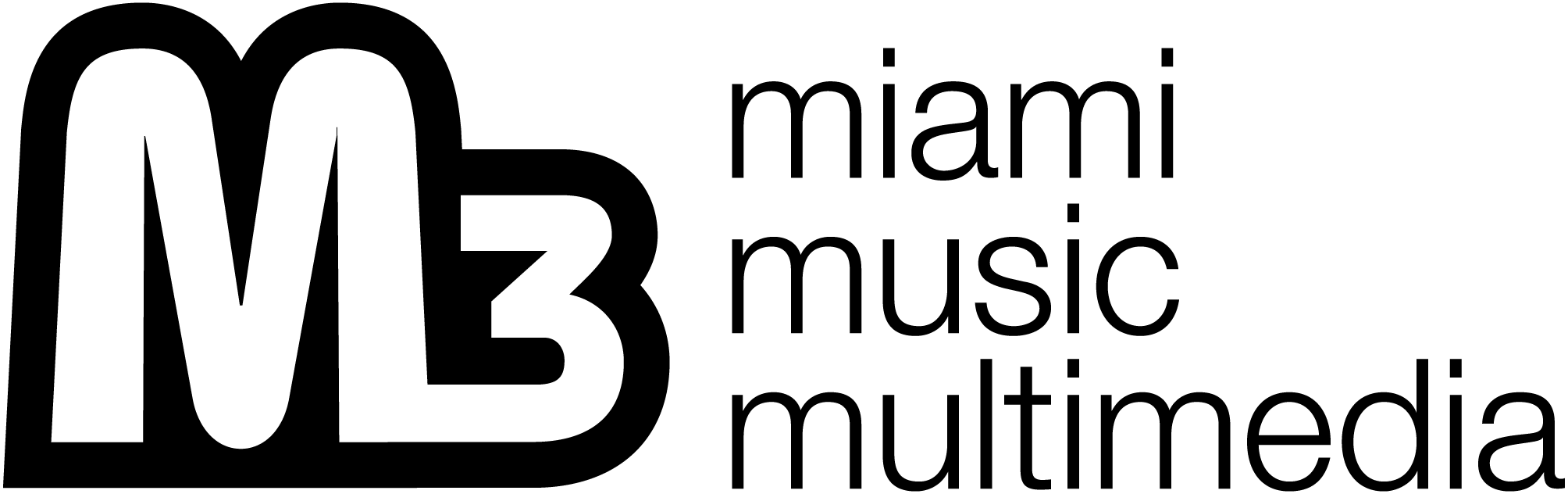 M3-Miami-Music-Multimedia-Logo-Vector