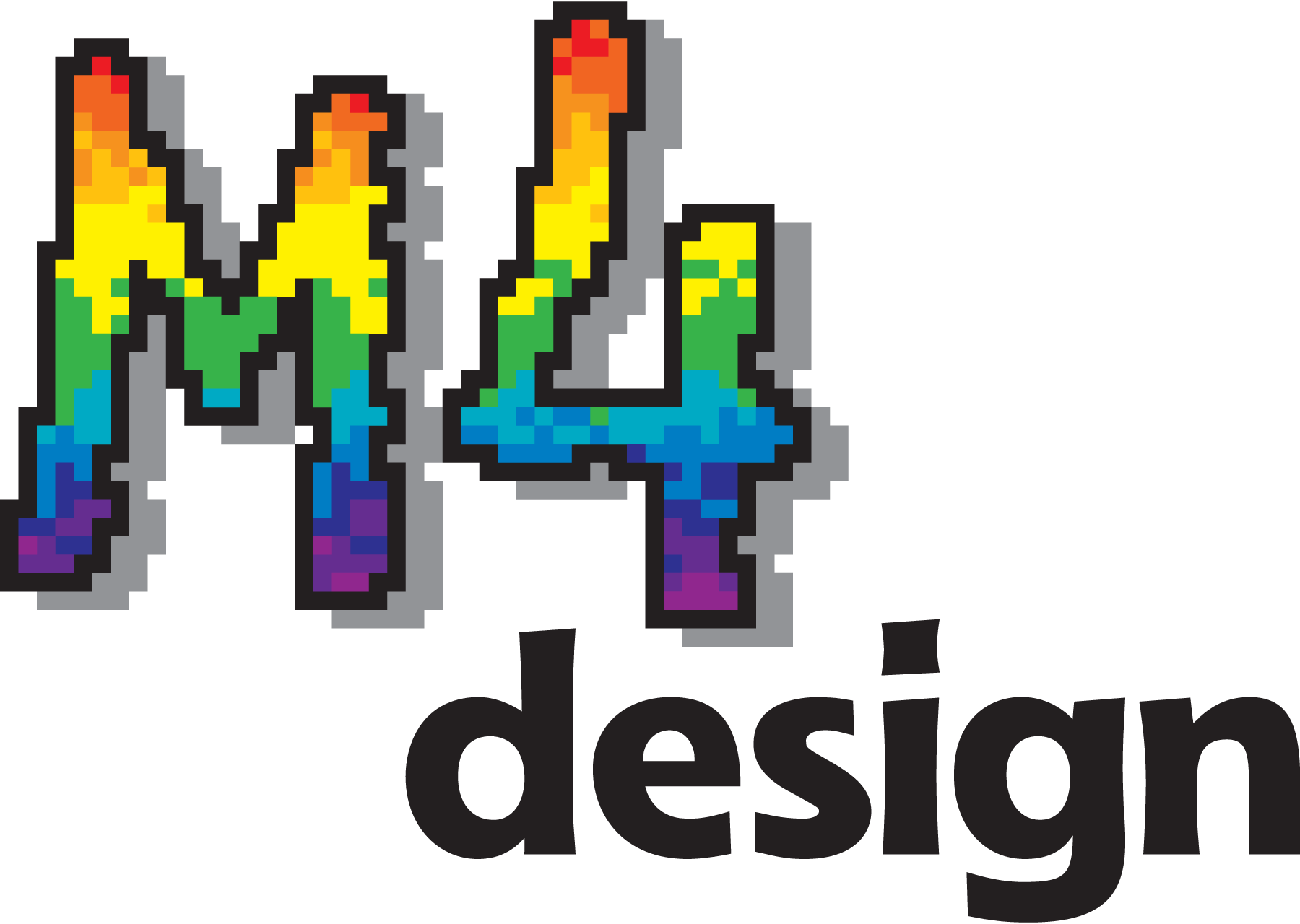 M4-Design,-Printing-&-Graphics-Logo-Vector