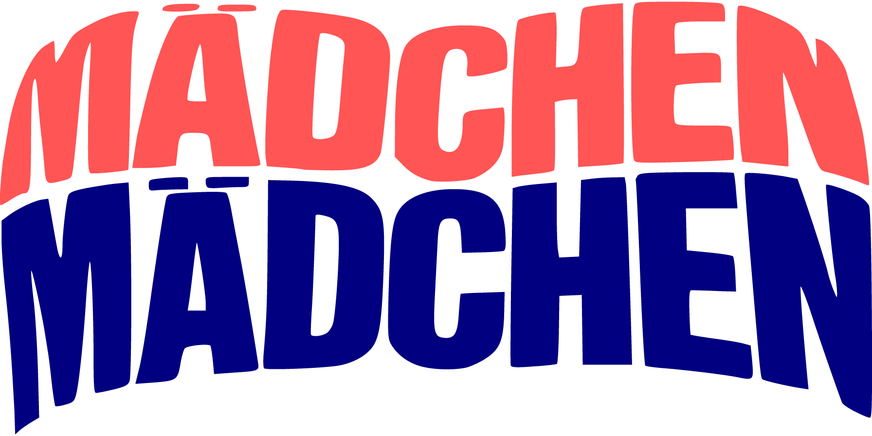 Madchen-Madchen-Logo-Vector
