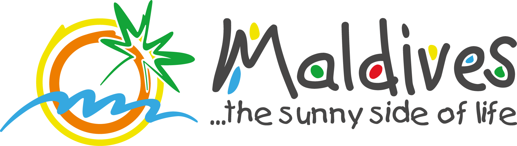 Maldives—The-Sunny-Side-of-Life-Logo-Vector