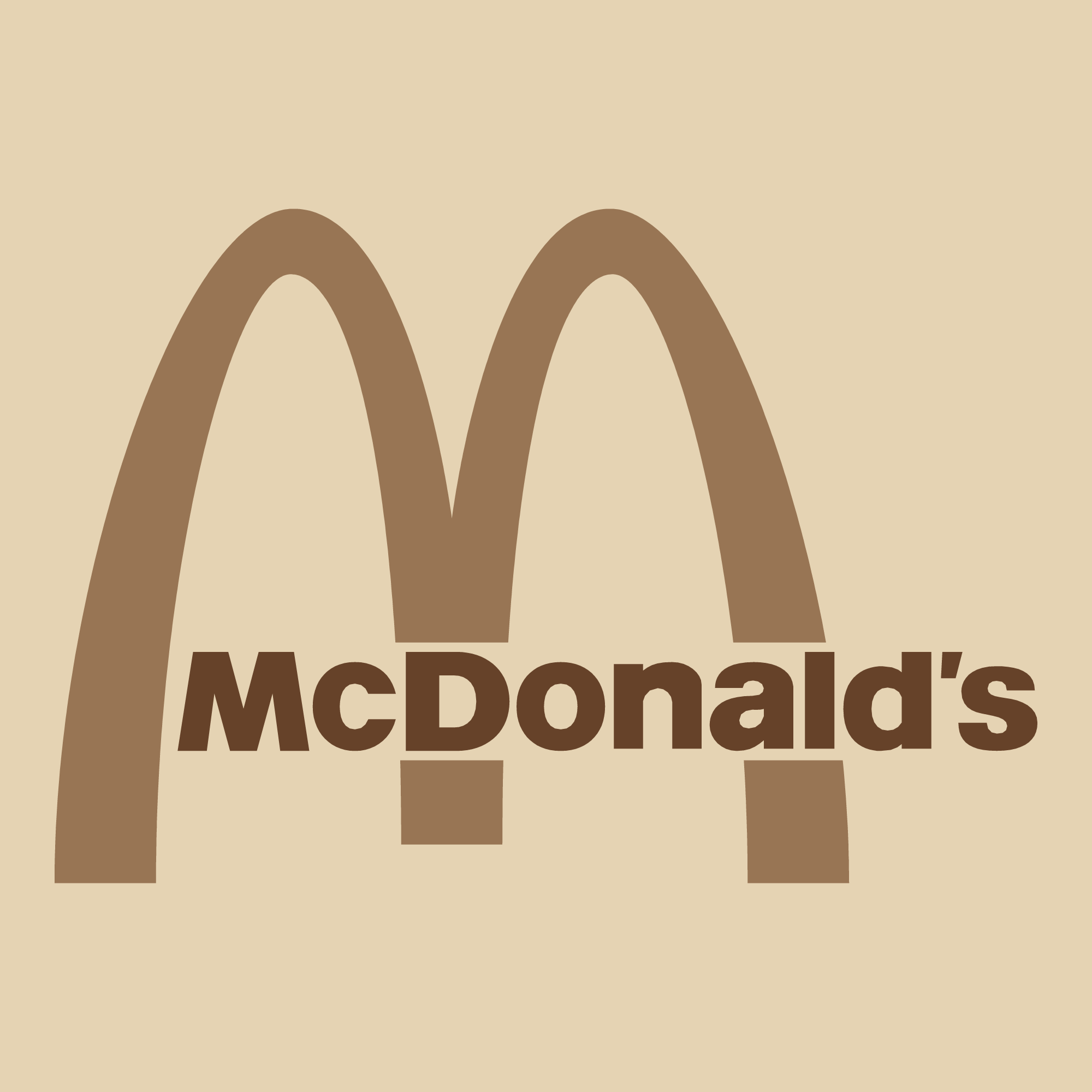 Mcdonalds-Aesthetic-Brown-Logo-Vector