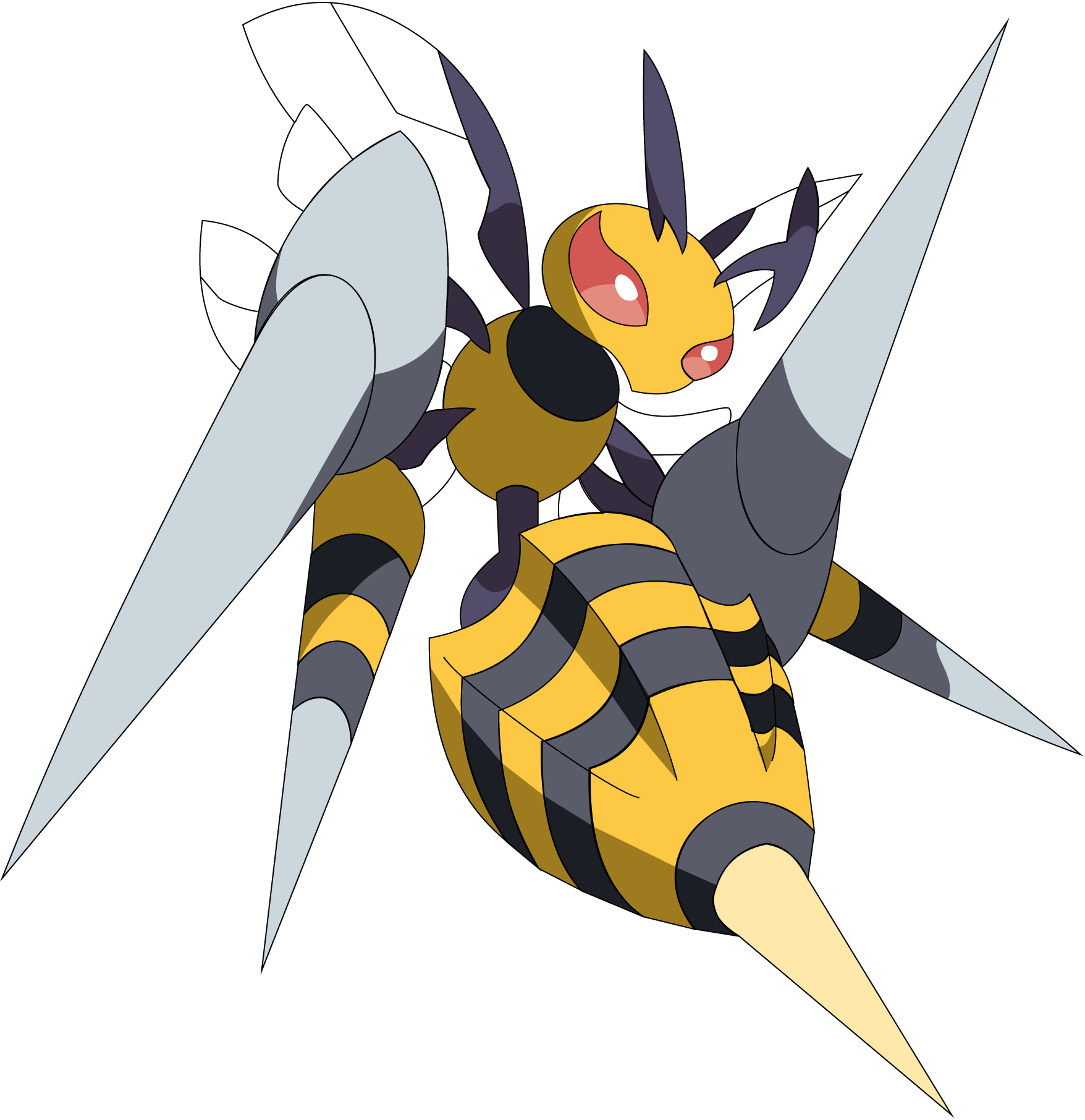 Mega-Beedrill-Logo-Vector