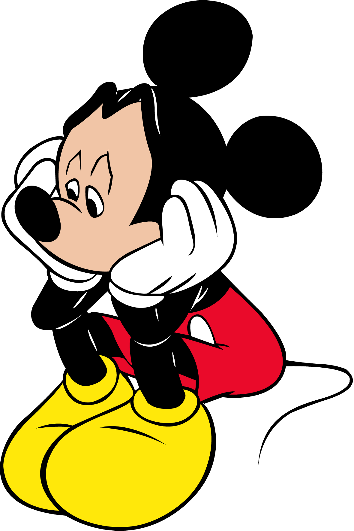 Mickey-Mouse-Worried-Logo-Vector