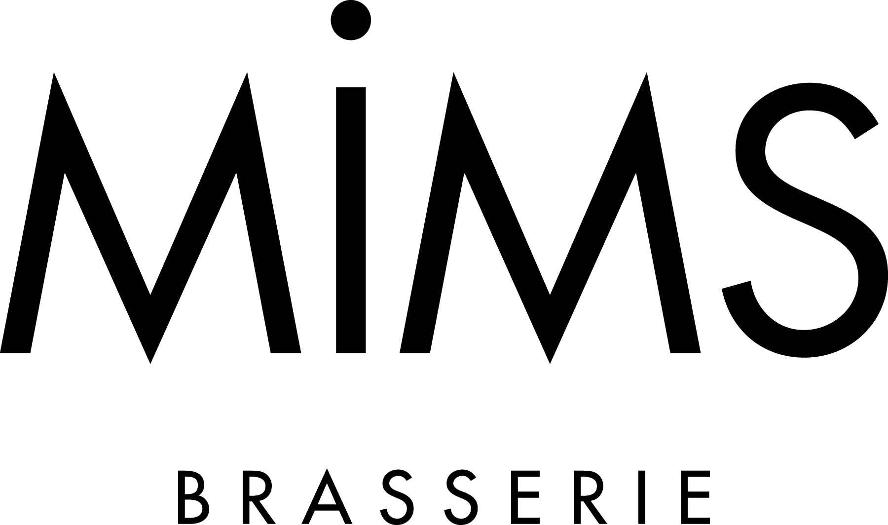 Mims-Brasserie-black-Logo-Vector
