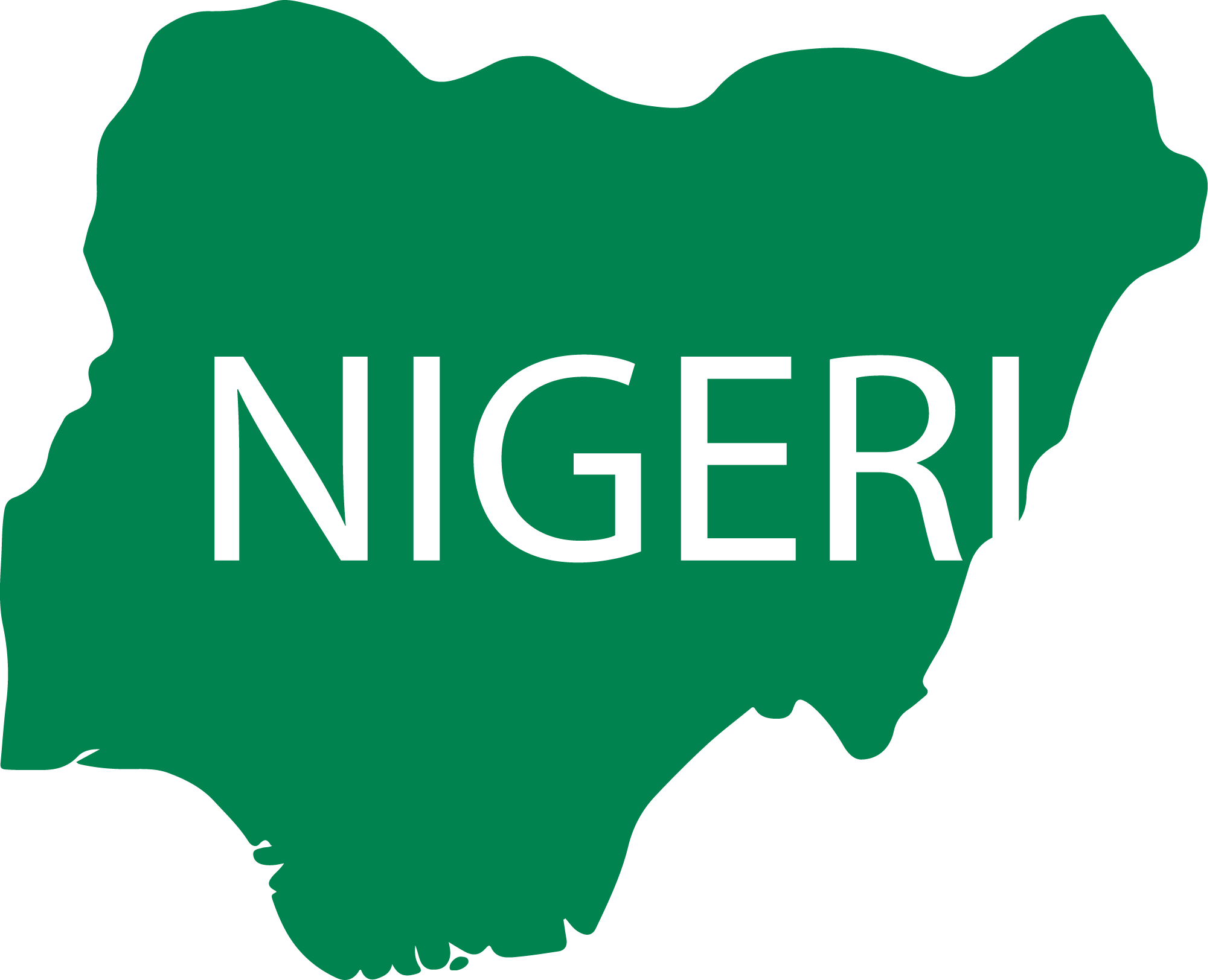 Nigeria-Map-Vector