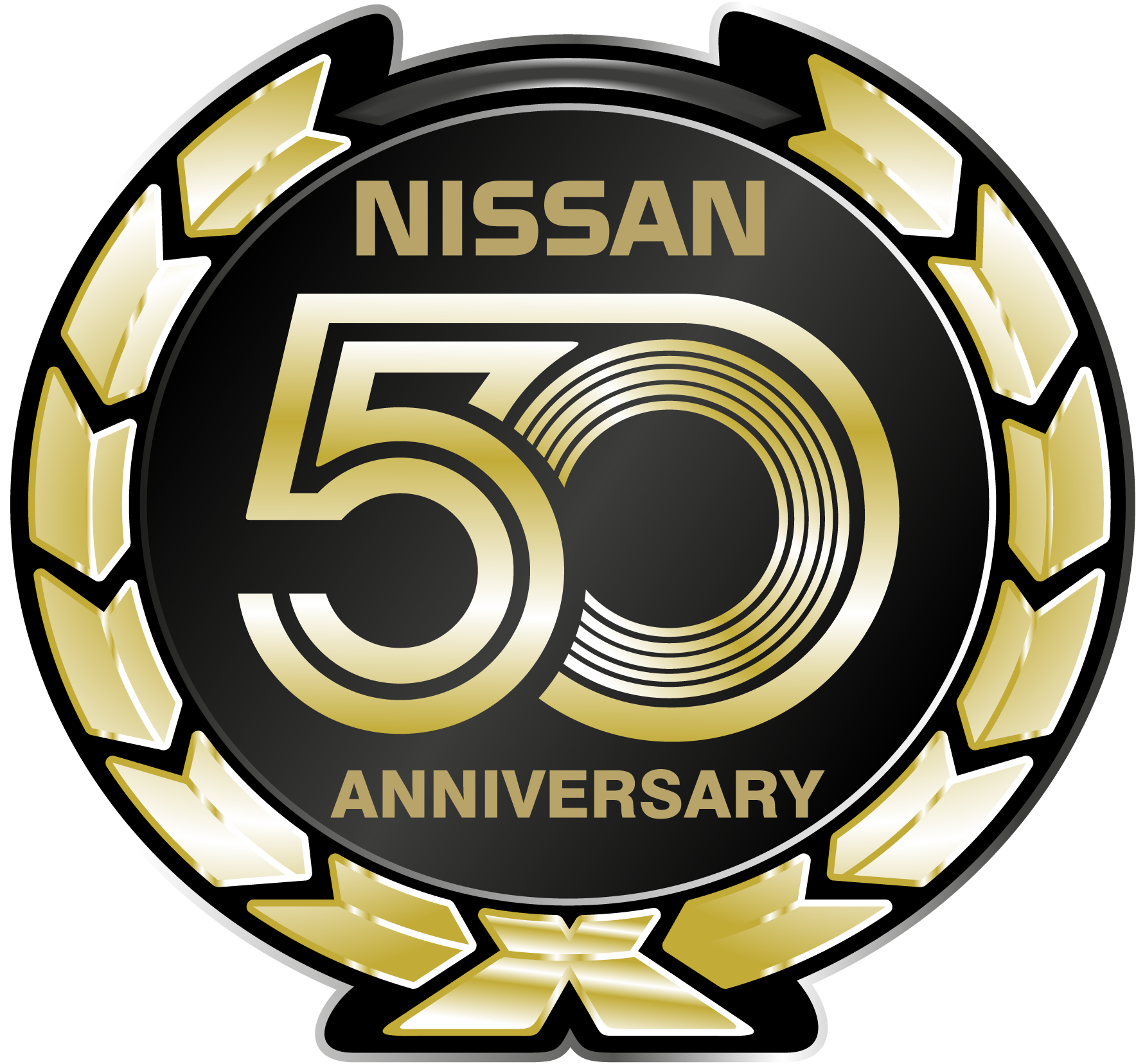 Nissan-50-Anniversary-Logo-Vector