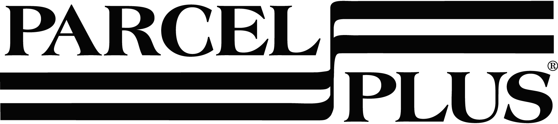 Parcel-Plus-black-Logo-Vector