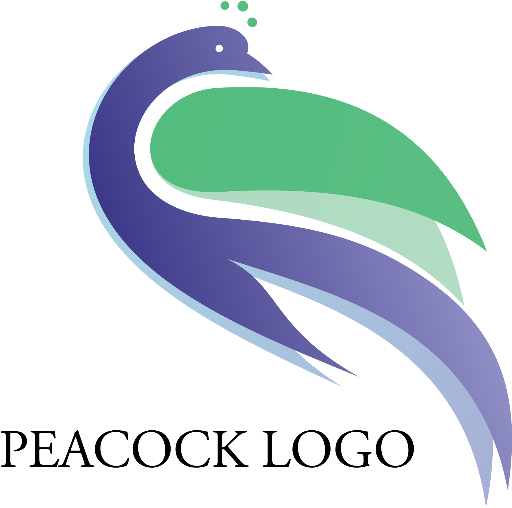 Peacock-Bird-Logo-Vector