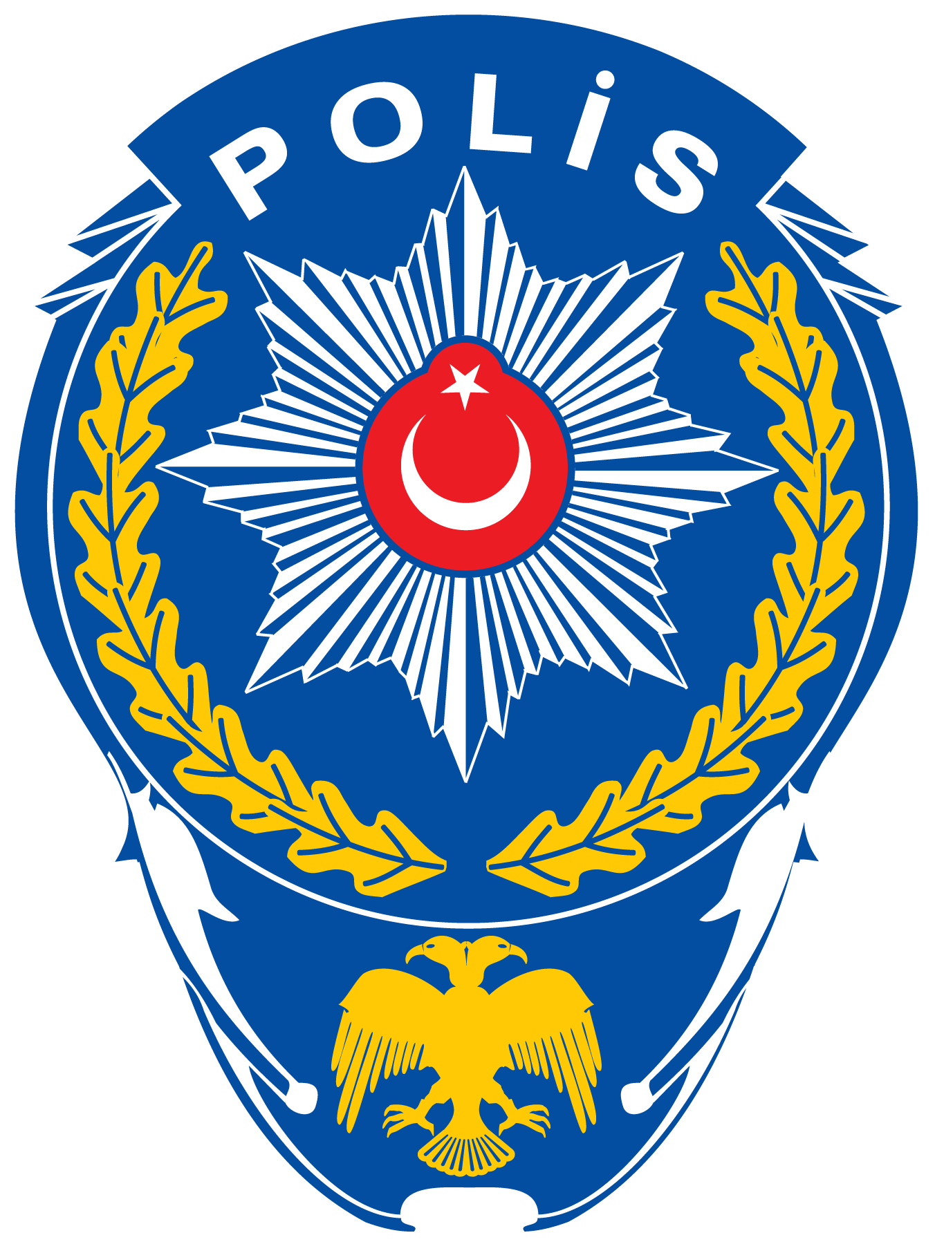 Polis-Yildizi-Sari-Logo-Vector