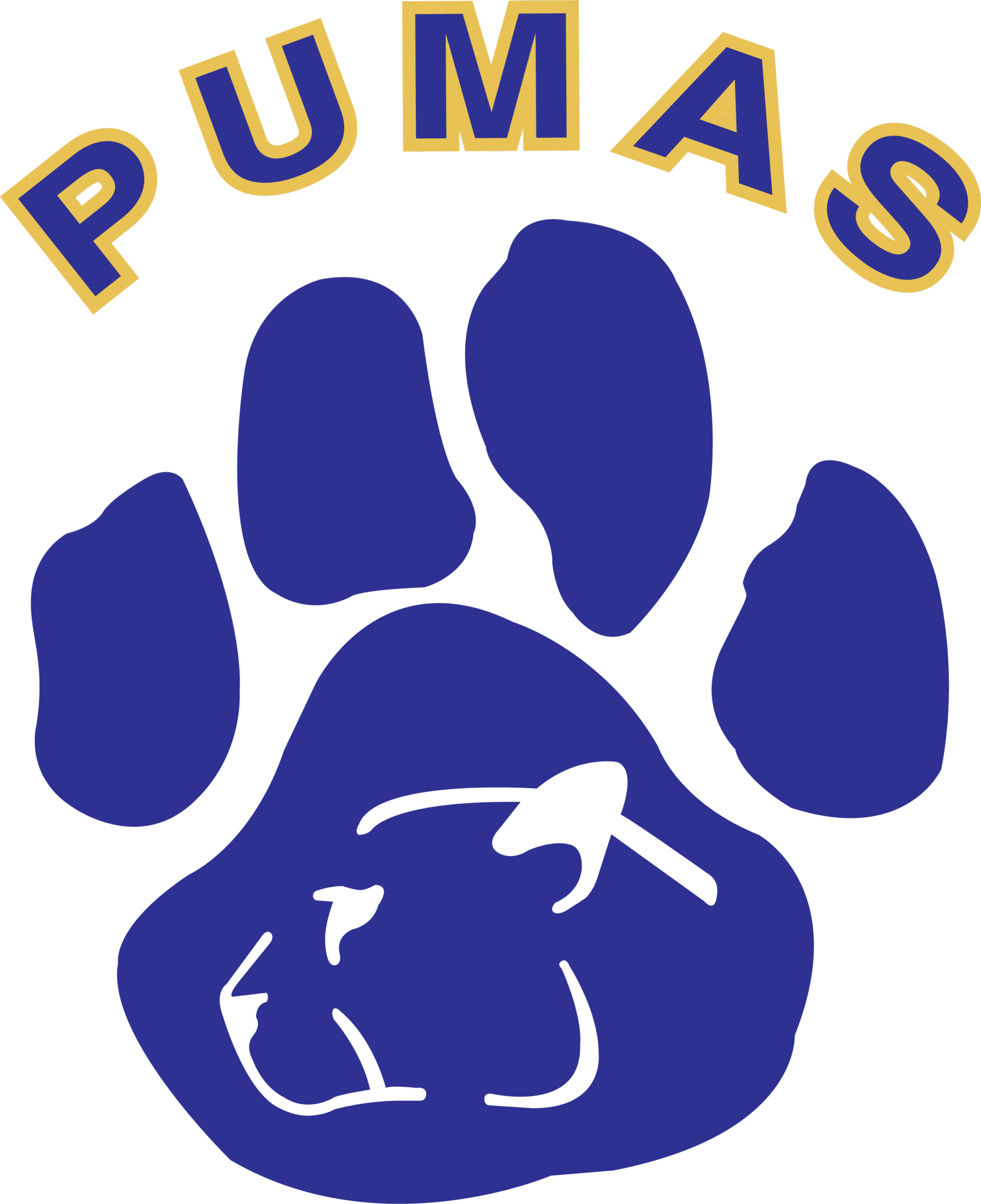 Pumas-Unam-Huella-Logo-Vector