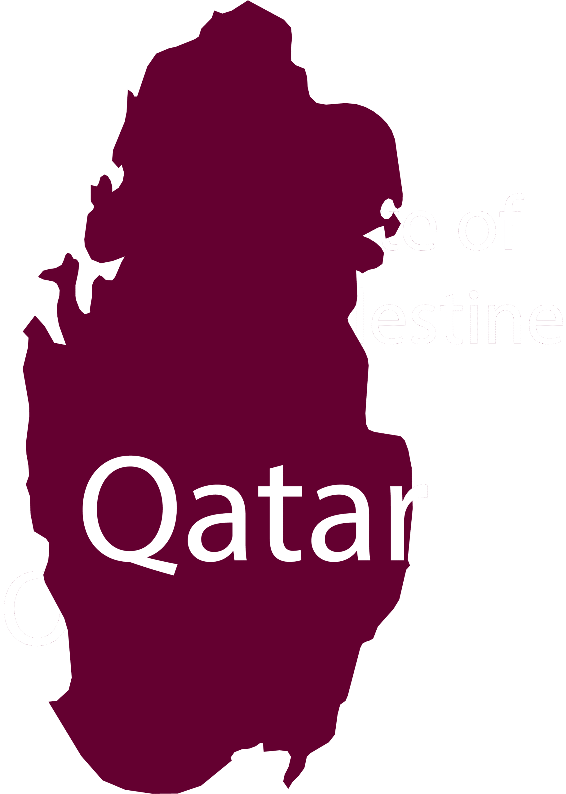 Qatar-Map-Vector