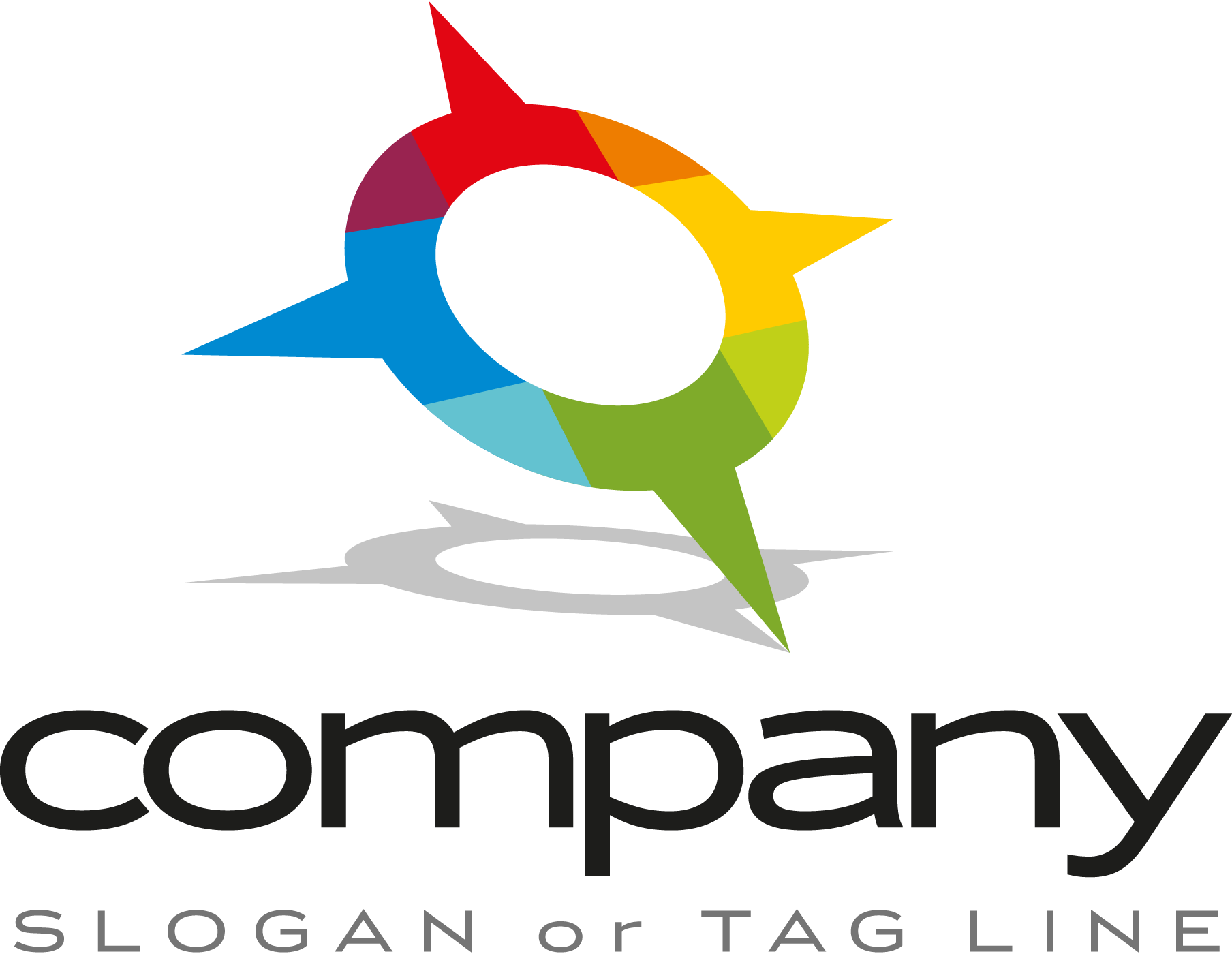 Rainbow-Compass-Logo-Vector