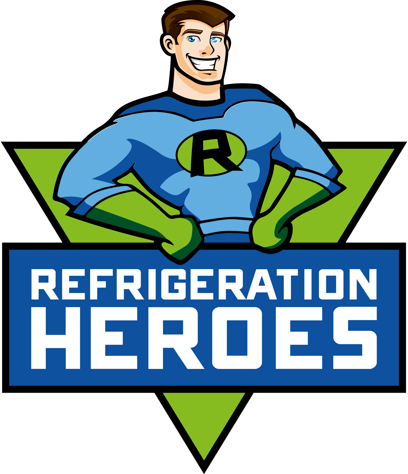 Refrigeration-Heroes-Logo-Vector