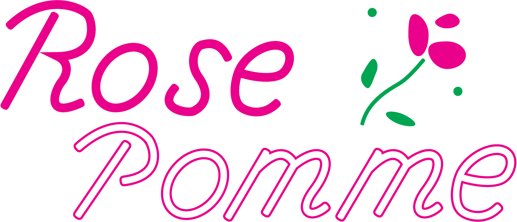 Rose-Pomme-Logo-Vector