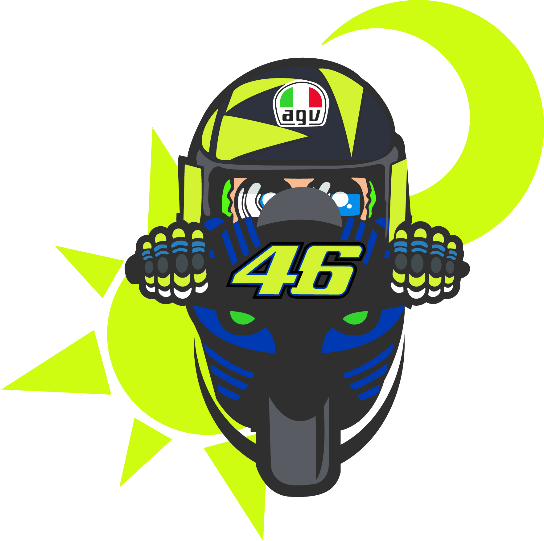 Rossi-46-Motorcycle-Logo-Vector