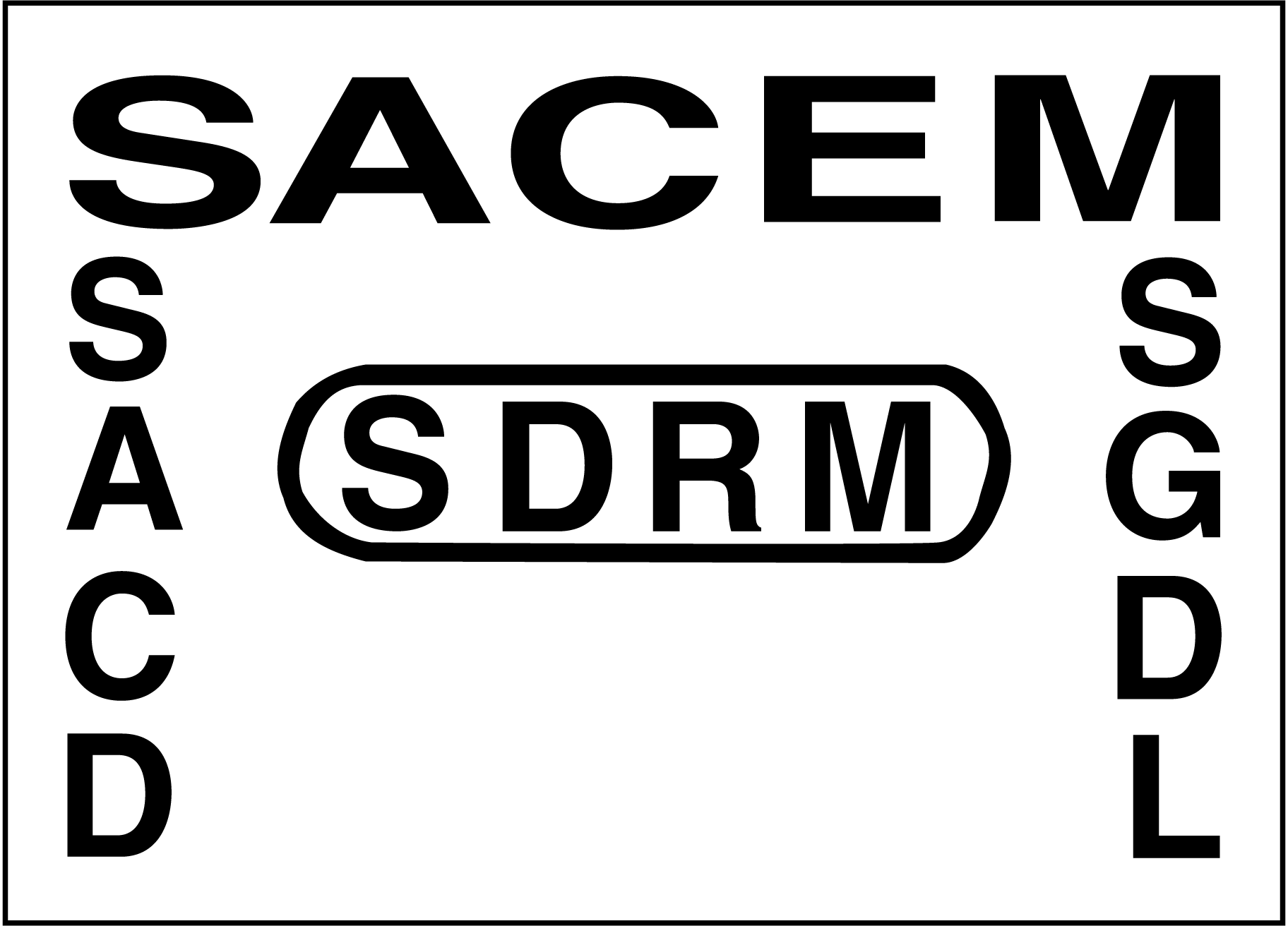 SACEM—SDRM—SACD—SGDL-Logo-Vector